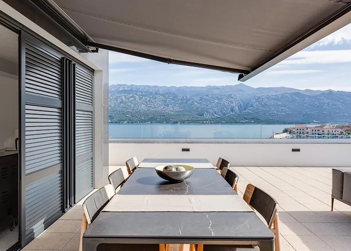 Lägenhet Penthouse Velebit Direct Sea Views Steps To Beach Luxury Stay Vinjerac