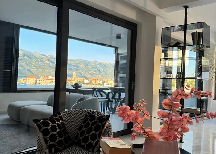 Penthouse Velebit Direct Sea Views Steps To Beach Luxury Stay