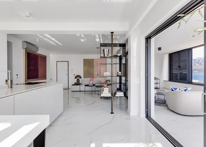 Penthouse Velebit Direct Sea Views Steps To Beach Luxury Stay Lägenhet
